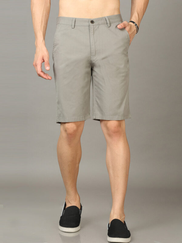 Classic Smoke Grey Chino Shorts
