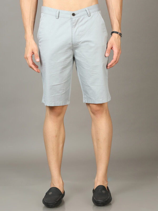 Classic Polar Blue Chino Shorts - Image 3
