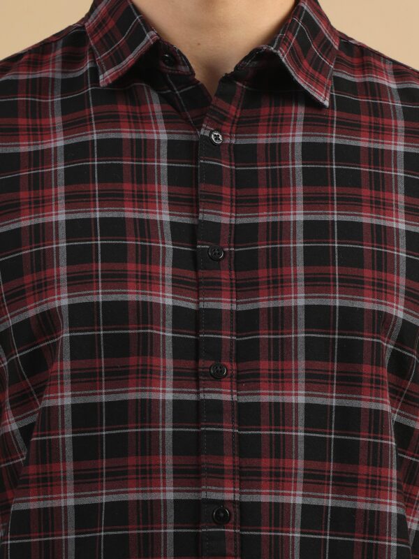 Tartan Textures Black Checks Shirt - Image 5
