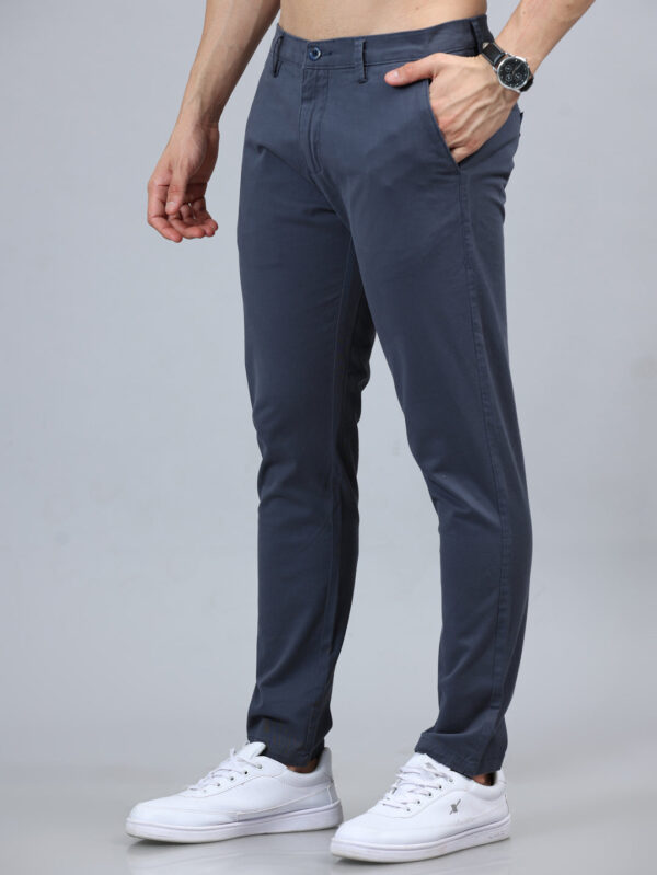 Fringe Spruce Blue Solid Chinos - Image 3
