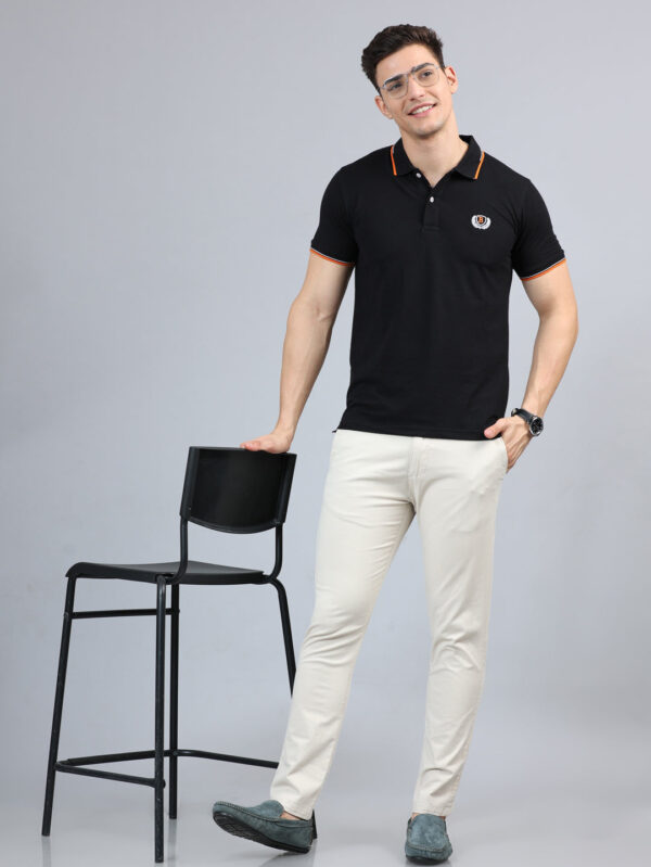 Fringe Cream Solid Chinos - Image 7