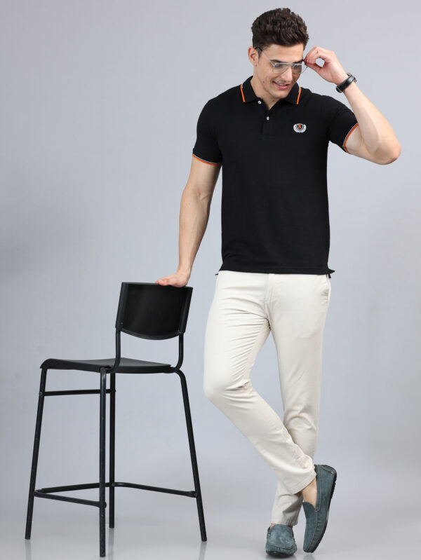 Fringe Cream Solid Chinos - Image 8