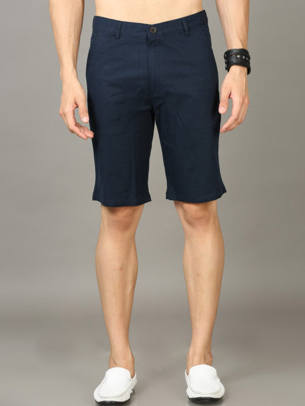 Classic Navy Blue Chino Shorts